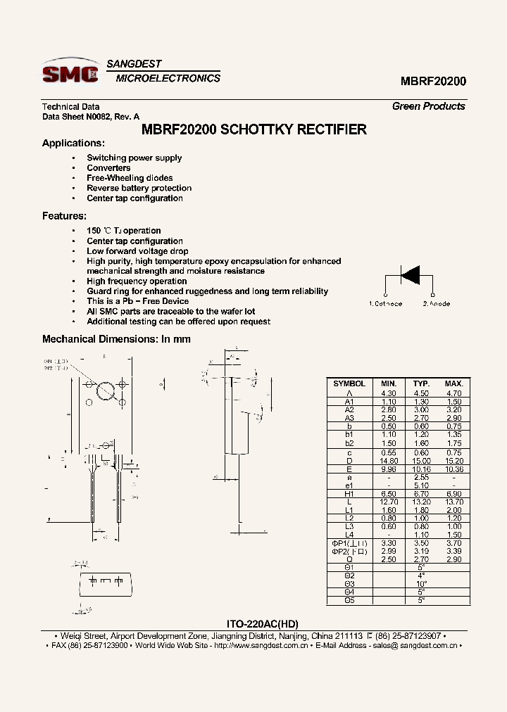 MBRF20200_8353780.PDF Datasheet
