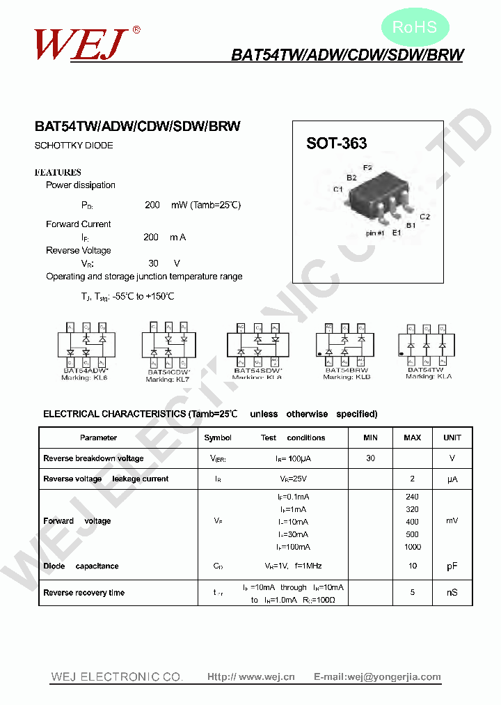 BAT54ADW_8355374.PDF Datasheet