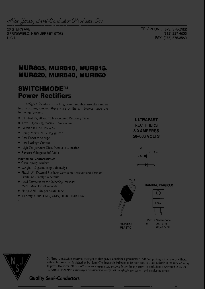 MUR810_8357116.PDF Datasheet