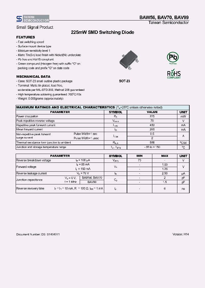 BAV99-B0RFG_8364909.PDF Datasheet