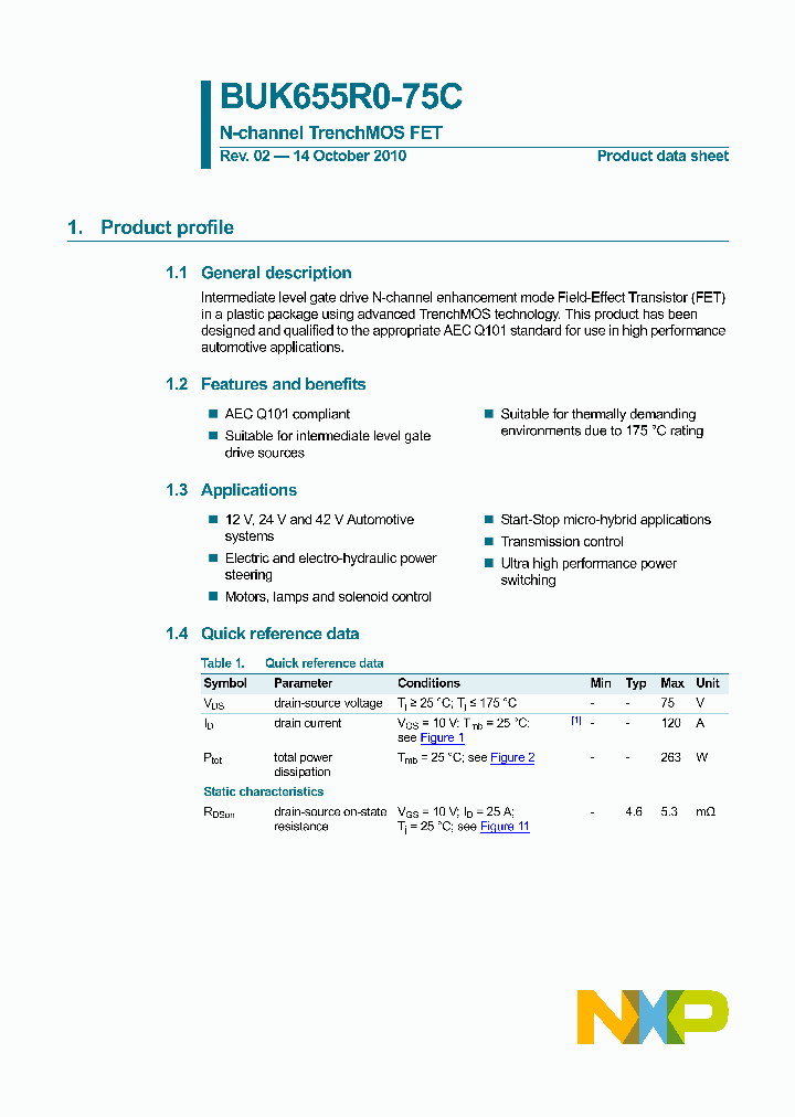 BUK655R0-75C_8365130.PDF Datasheet