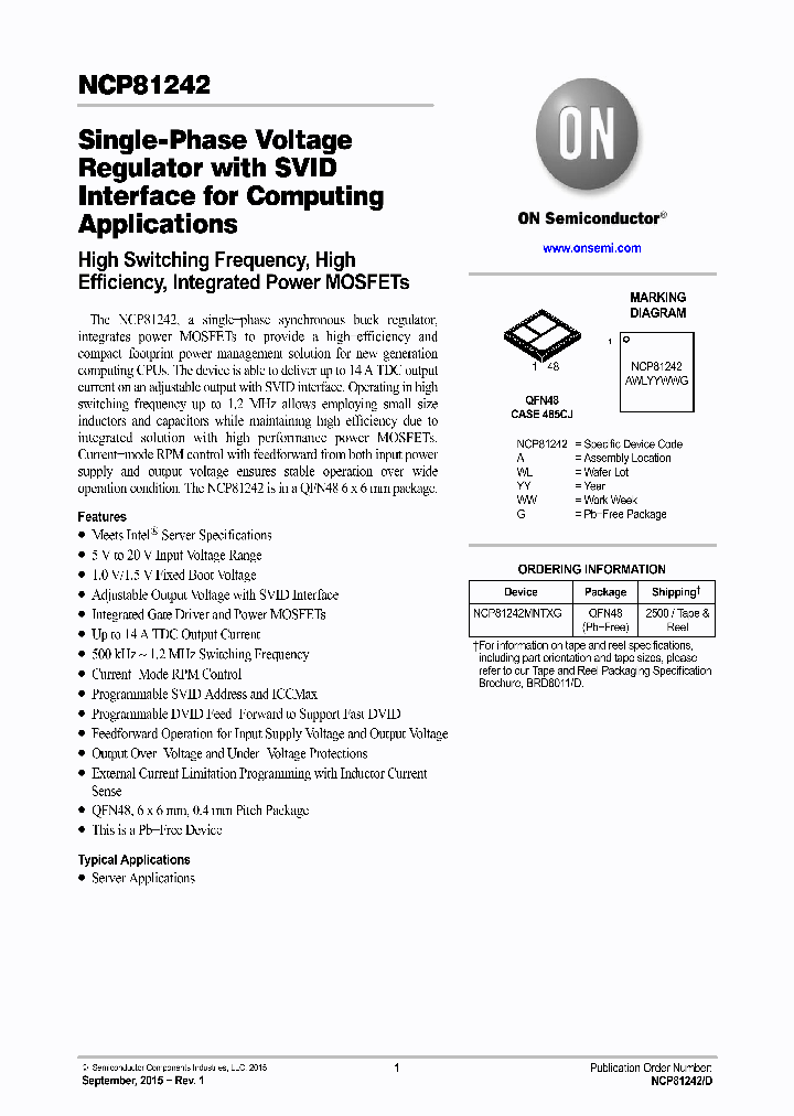 NCP81242_8370351.PDF Datasheet