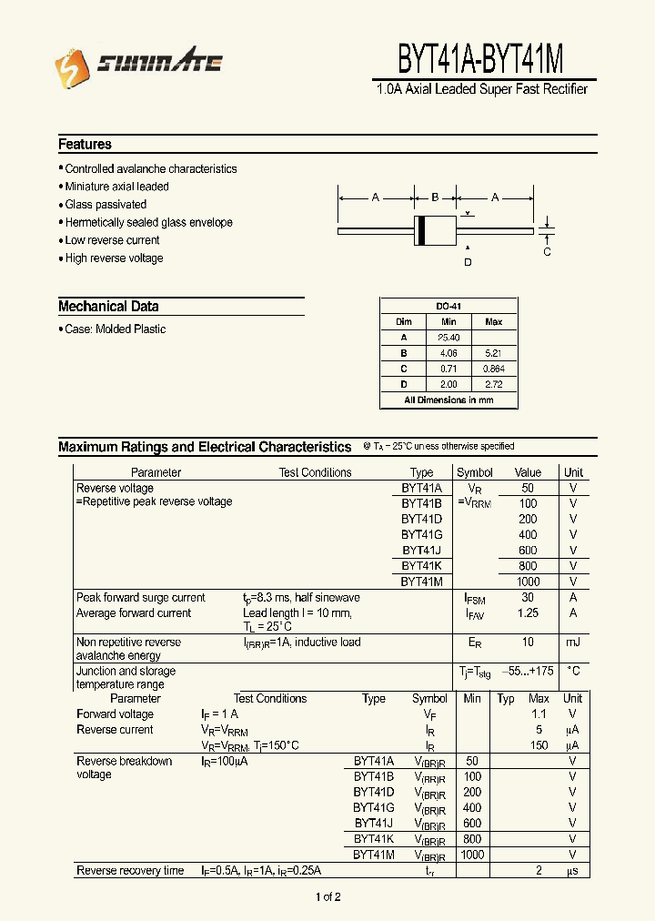 BYT41B_8378203.PDF Datasheet