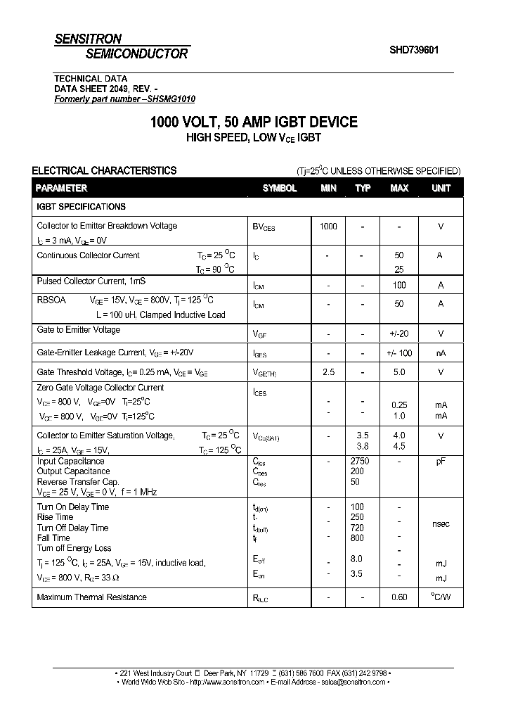 SHSMG1010_8383045.PDF Datasheet