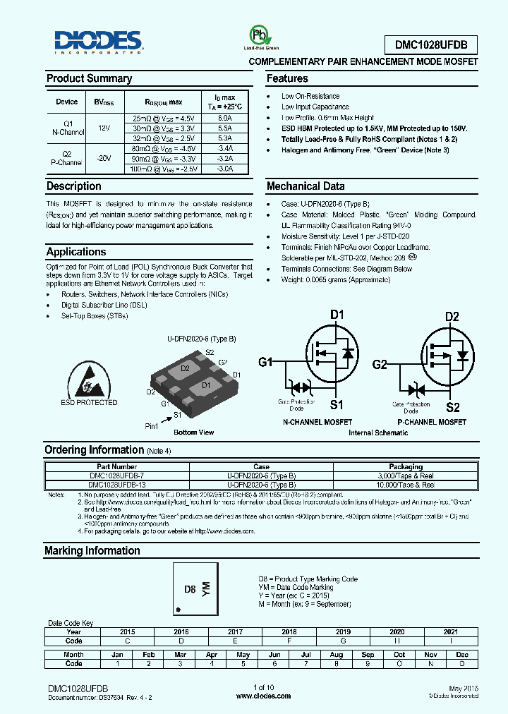 DMC1028UFDB-13_8383095.PDF Datasheet