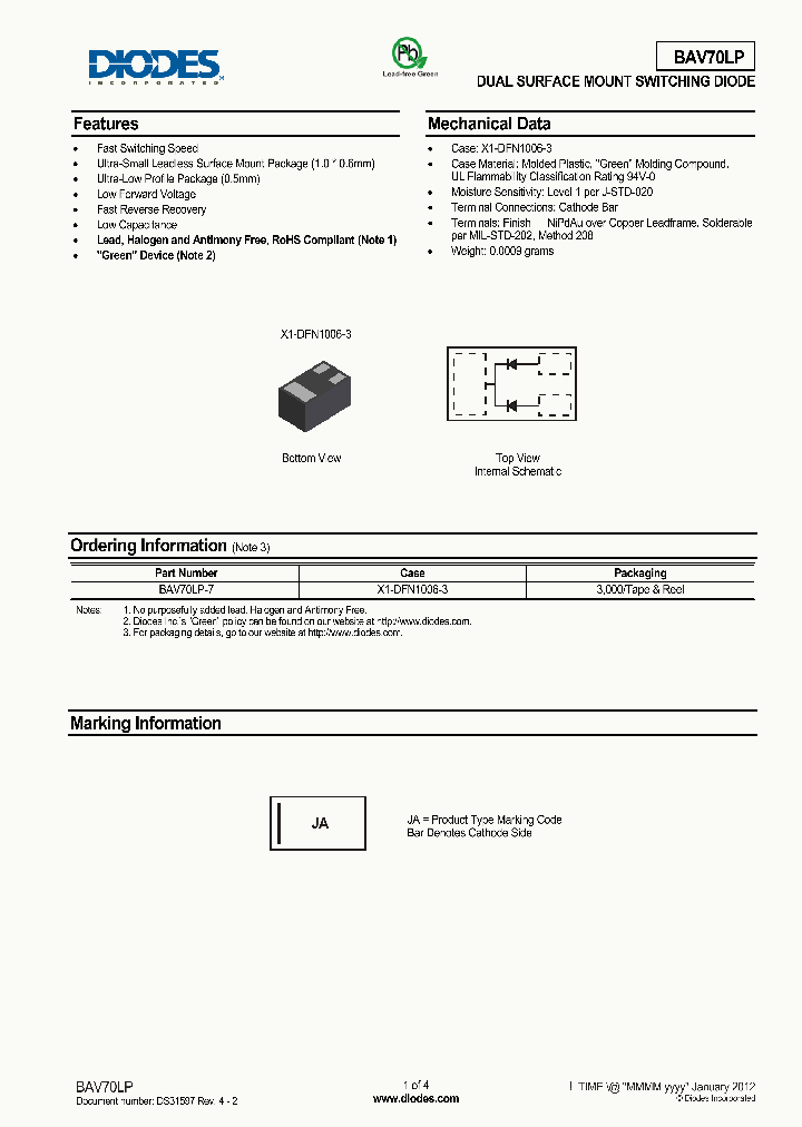 BAV70LP-7_8385985.PDF Datasheet