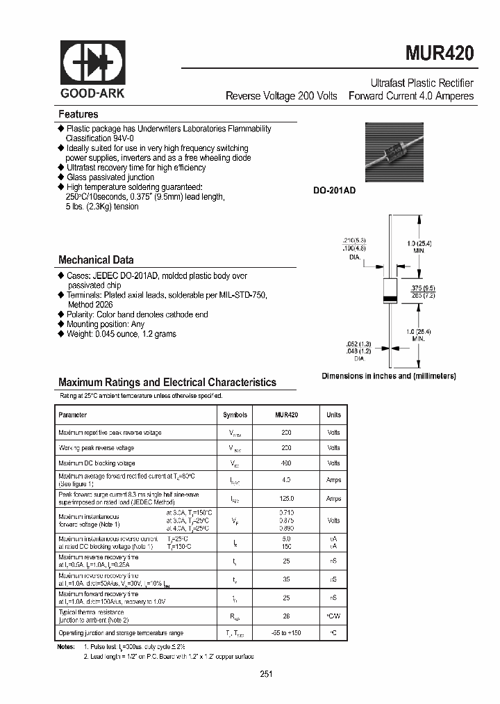 MUR420-15_8386284.PDF Datasheet