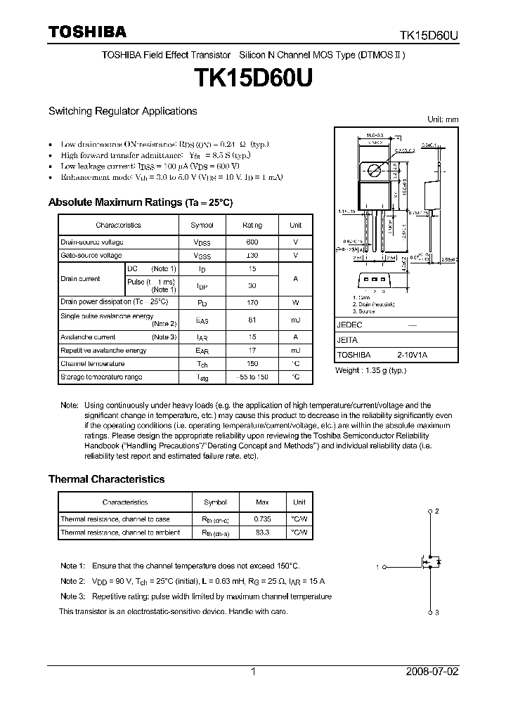 TK15D60U_8386439.PDF Datasheet