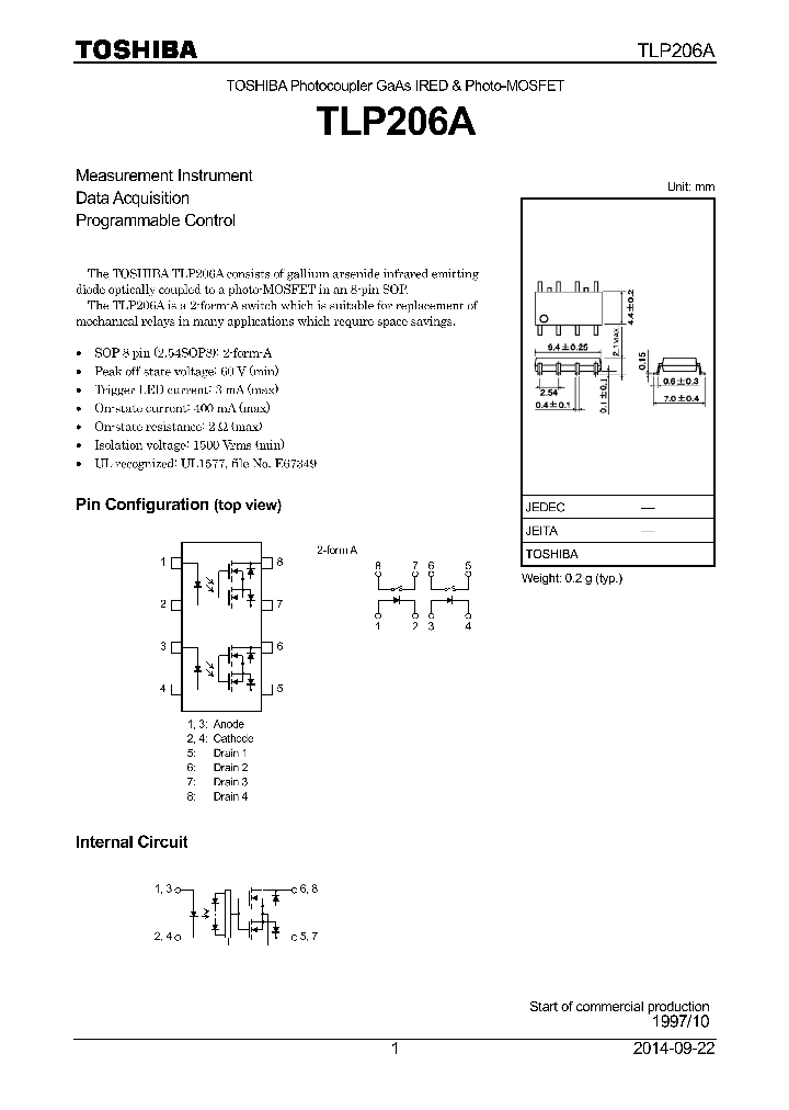 TLP206A-14_8388952.PDF Datasheet