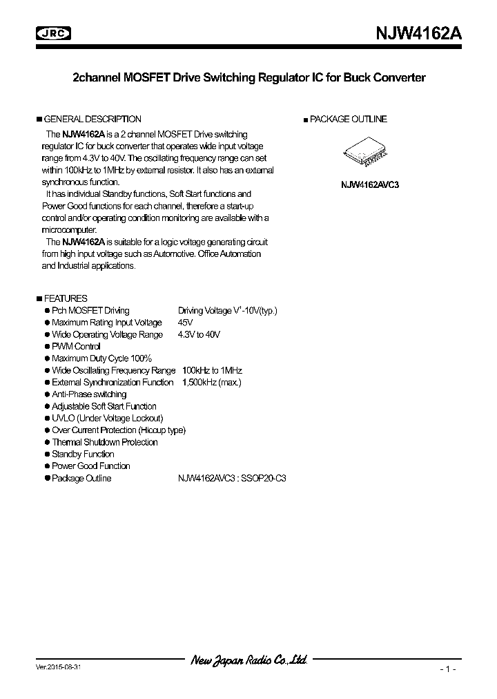 NJW4162A_8394683.PDF Datasheet