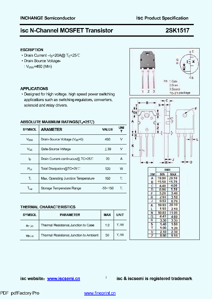 2SK1517_8395648.PDF Datasheet