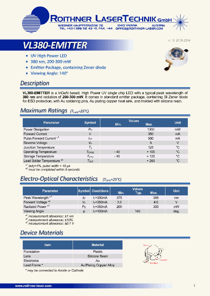 VL380-EMITTER_8396462.PDF Datasheet