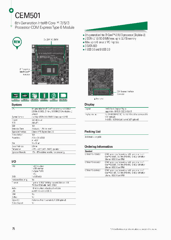 CEM501PG-I7-6600U_8397428.PDF Datasheet
