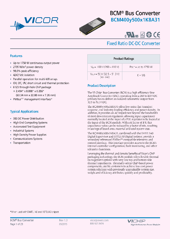 BCM400P500M1K8A31_8399280.PDF Datasheet