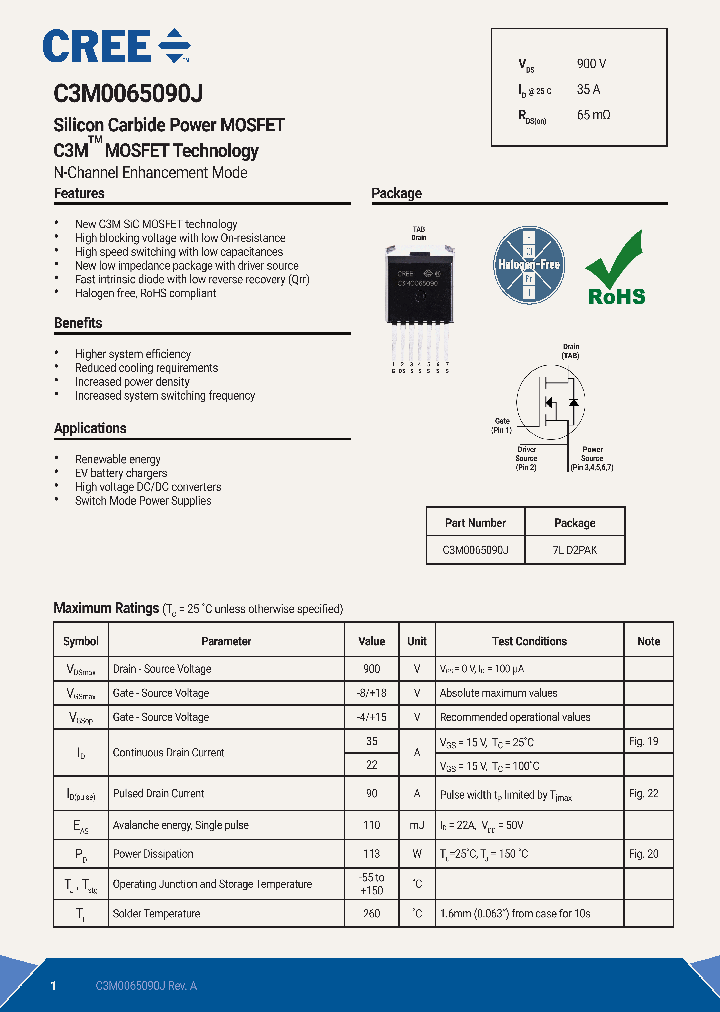 C3M0065090J_8403279.PDF Datasheet