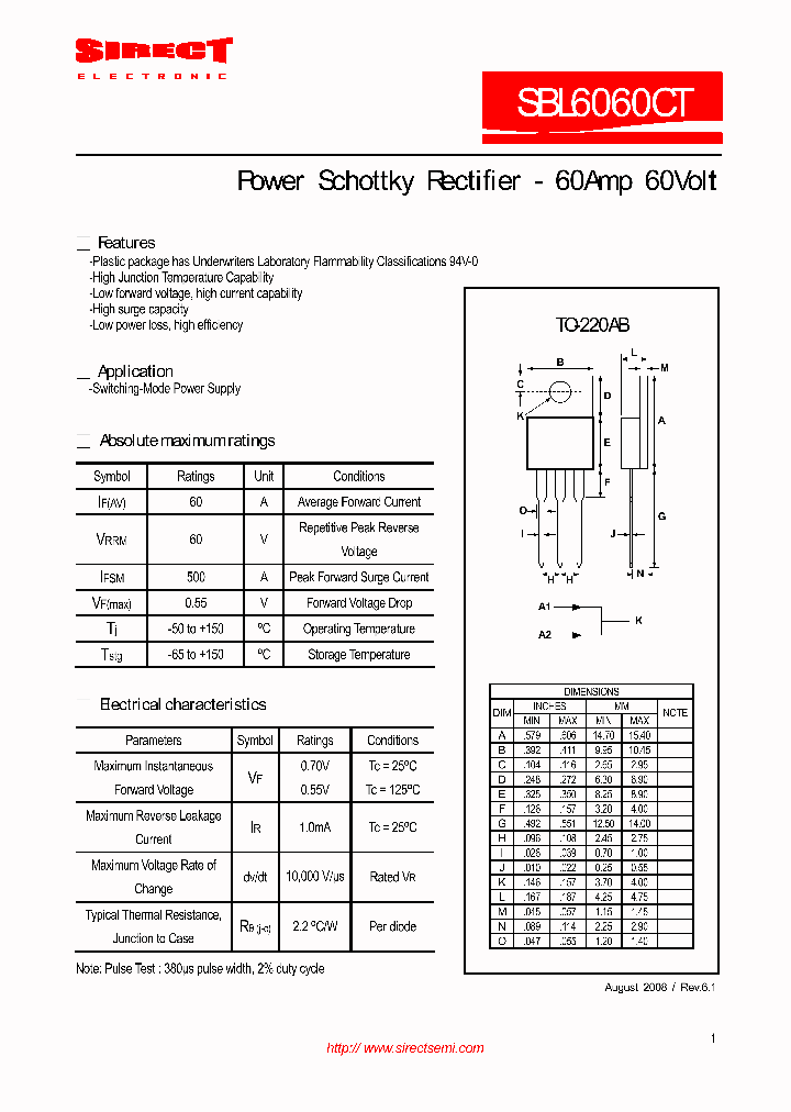 SBL6060CT_8405268.PDF Datasheet