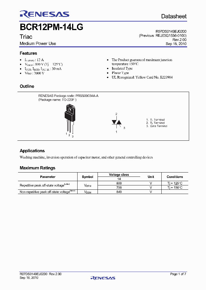 BCR12PM-14LG-15_8405390.PDF Datasheet