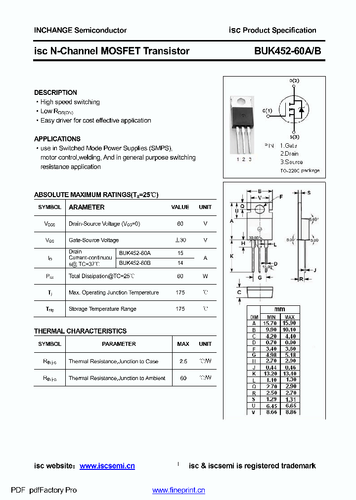 BUK452-60B_8406592.PDF Datasheet