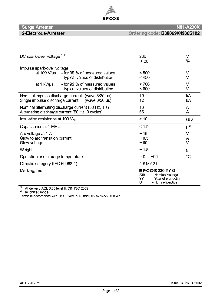 N81-A230X_8406890.PDF Datasheet