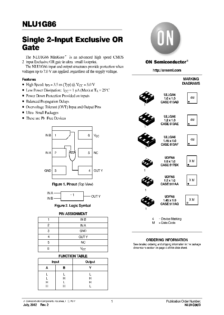 NLU1G86_8407268.PDF Datasheet