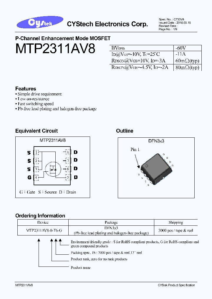 MTP2311AV8-0-T6-G_8408981.PDF Datasheet