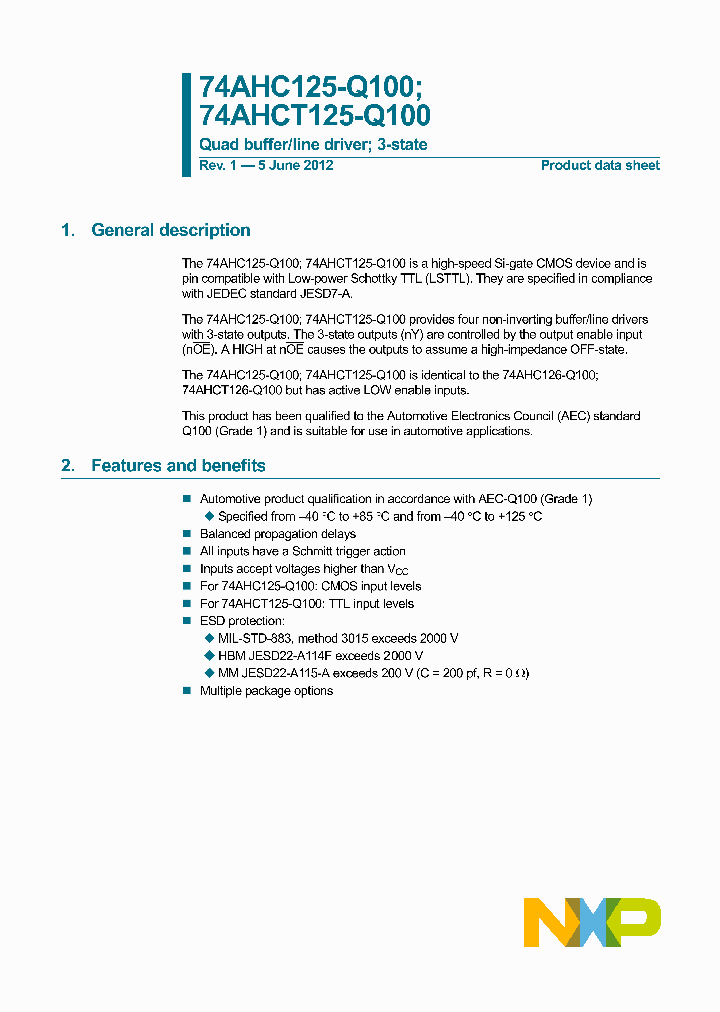 74AHC125D-Q100_8428454.PDF Datasheet