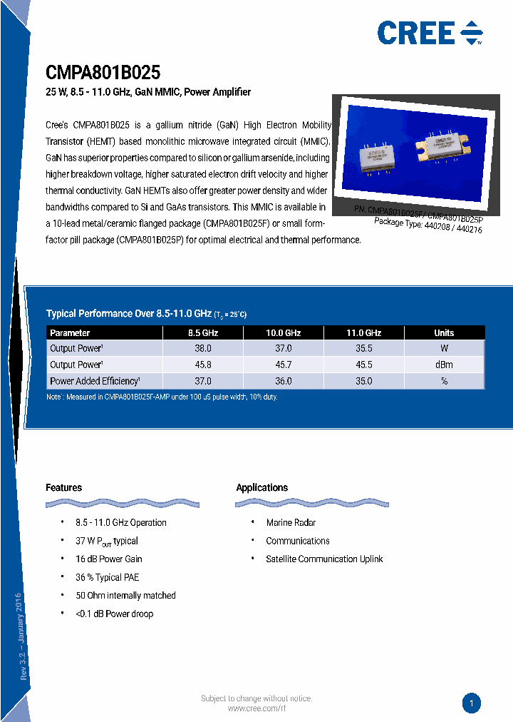 CMPA801B025F-AMP_8439280.PDF Datasheet