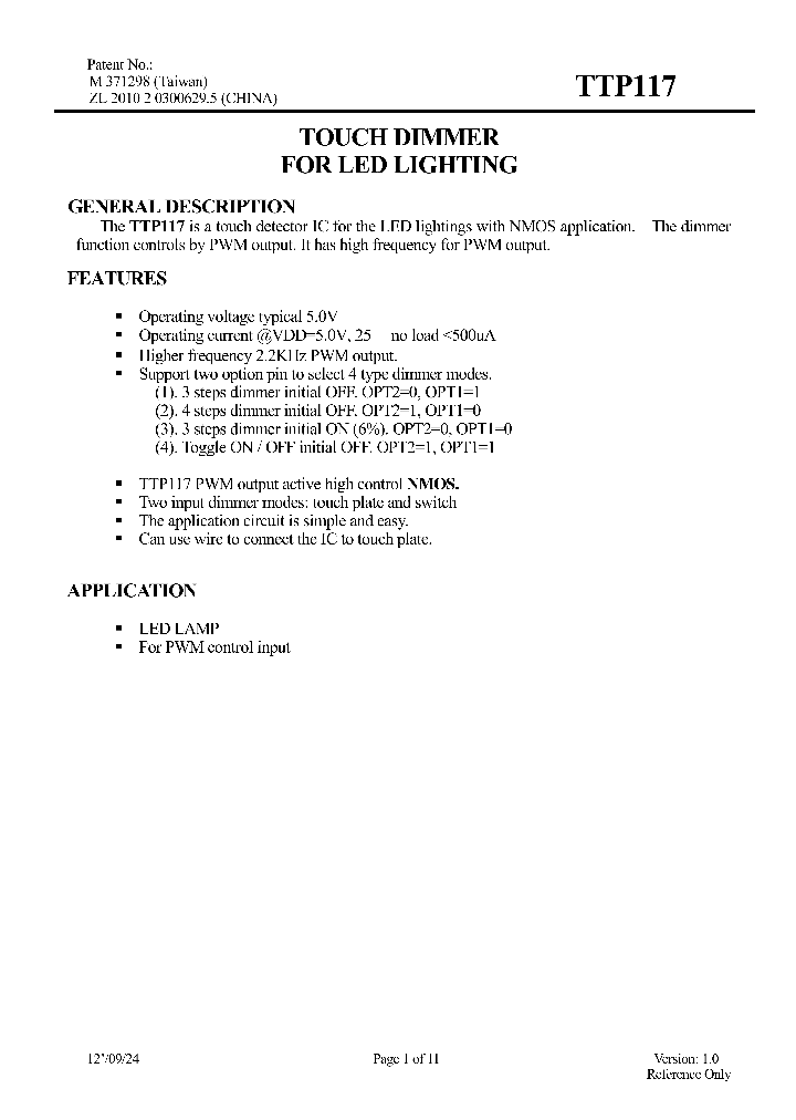 TTP117-AD8_8442818.PDF Datasheet