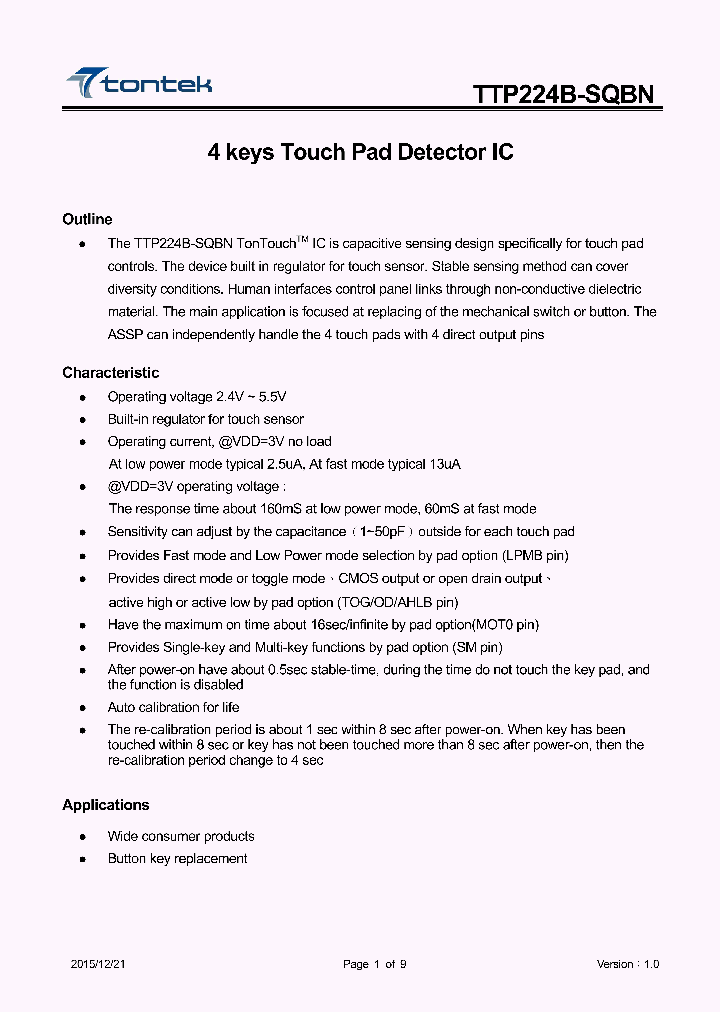 TTP224B-SQBN_8442826.PDF Datasheet