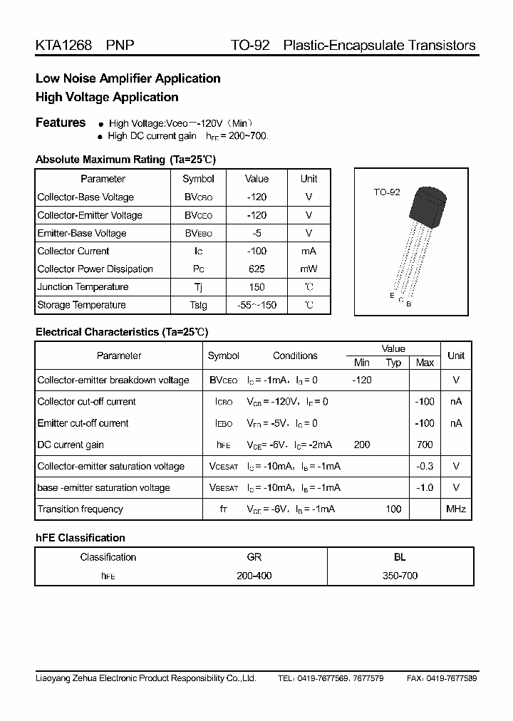 KTA1268_8444137.PDF Datasheet