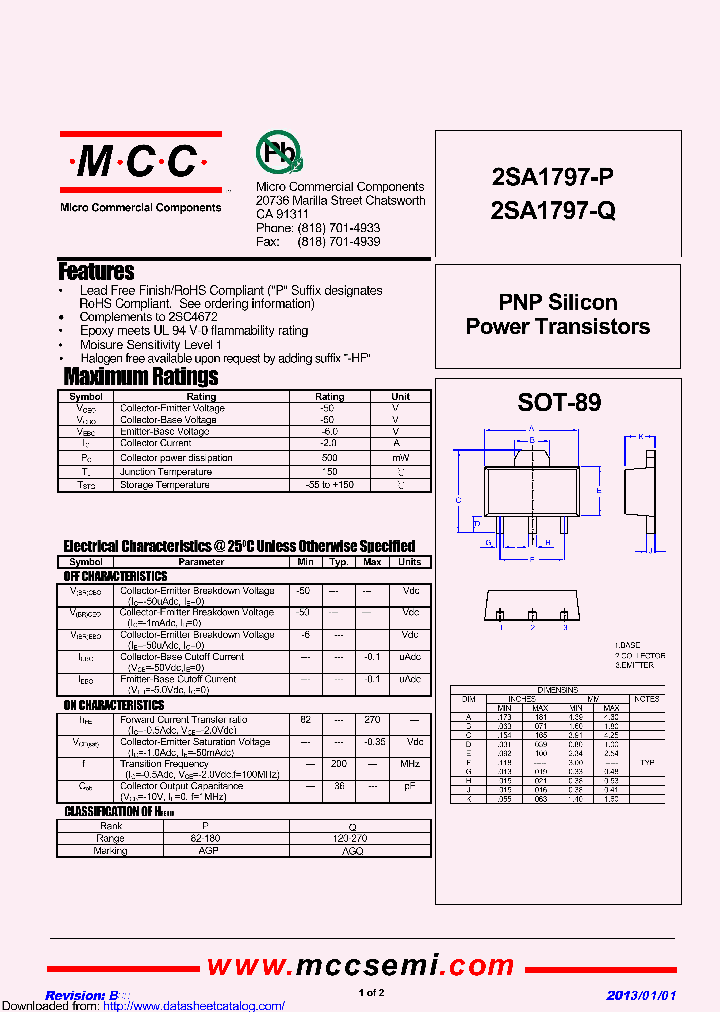 2SA1797-P_8448503.PDF Datasheet