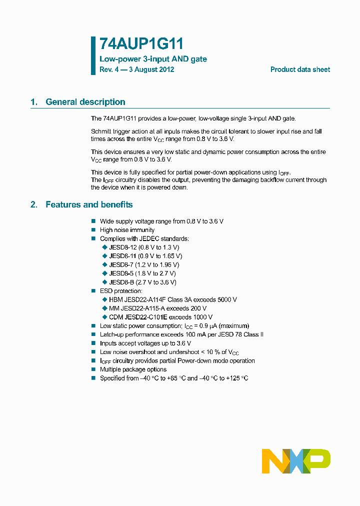 74AUP1G11GN_8451108.PDF Datasheet