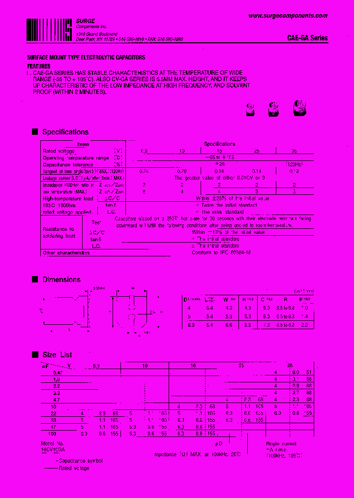 CAE-GA_8470171.PDF Datasheet