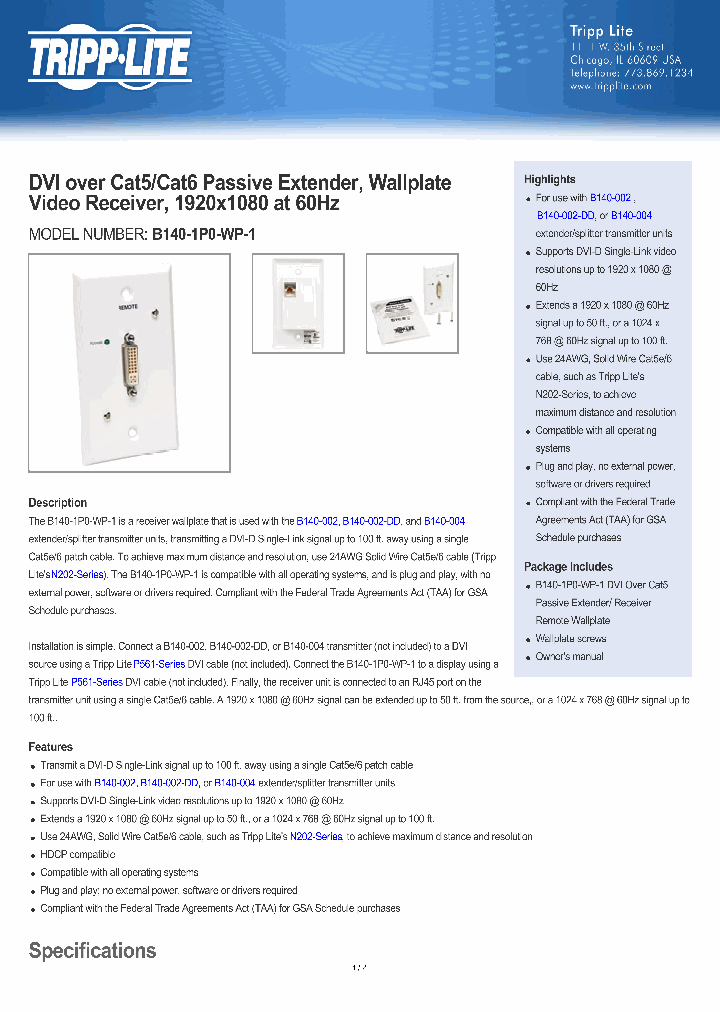 B1401P0WP1_8473894.PDF Datasheet