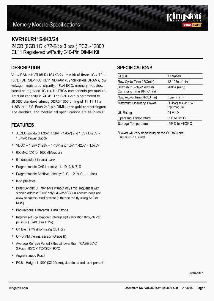 KVR16LR11S4K3-24_8481288.PDF Datasheet