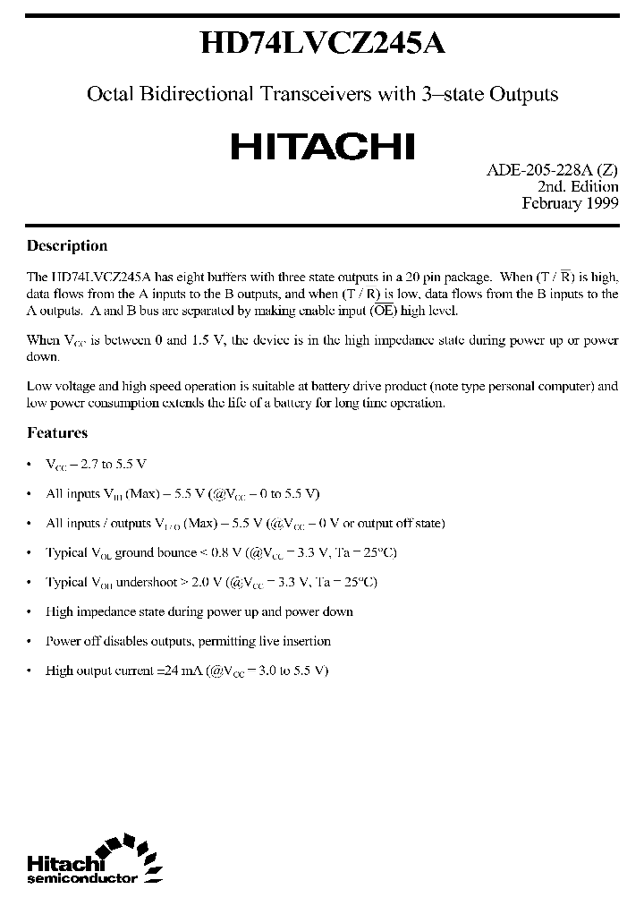 HD74LVCZ245A_8483614.PDF Datasheet