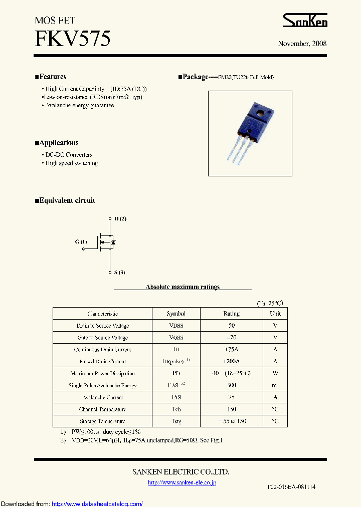FKV575_8484747.PDF Datasheet