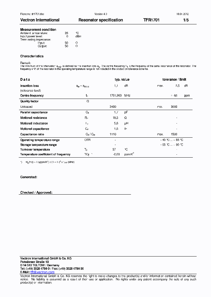 TFR1701_8486572.PDF Datasheet