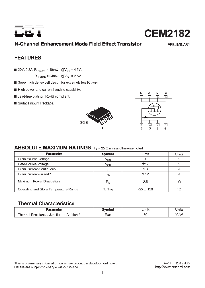 CEM2182_8488535.PDF Datasheet