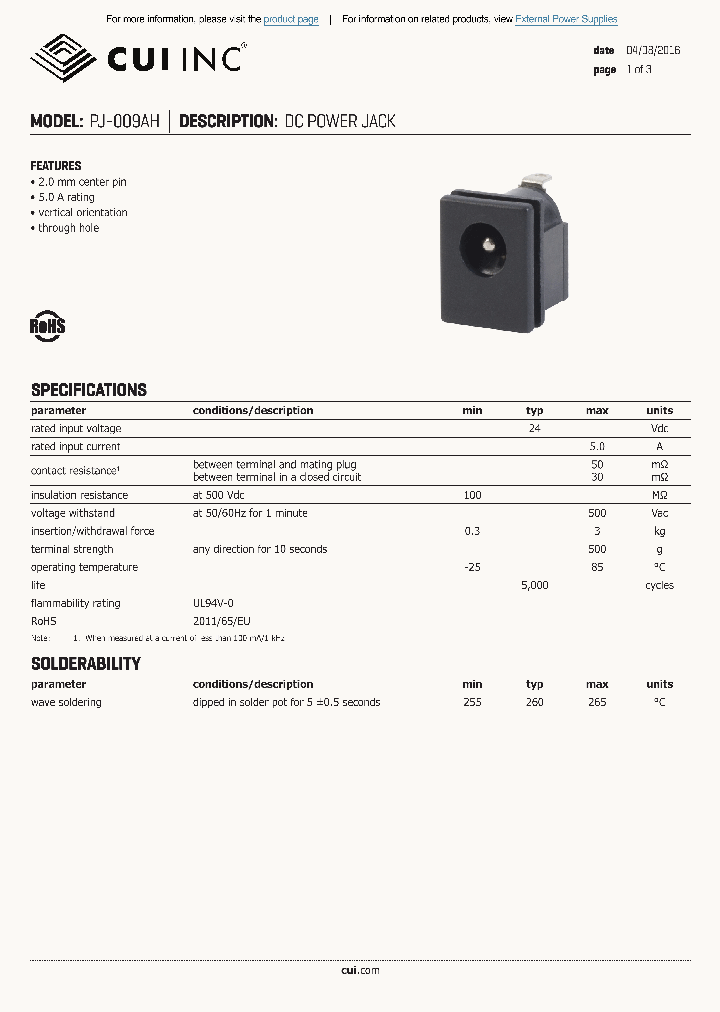 PJ-009AH_8494734.PDF Datasheet