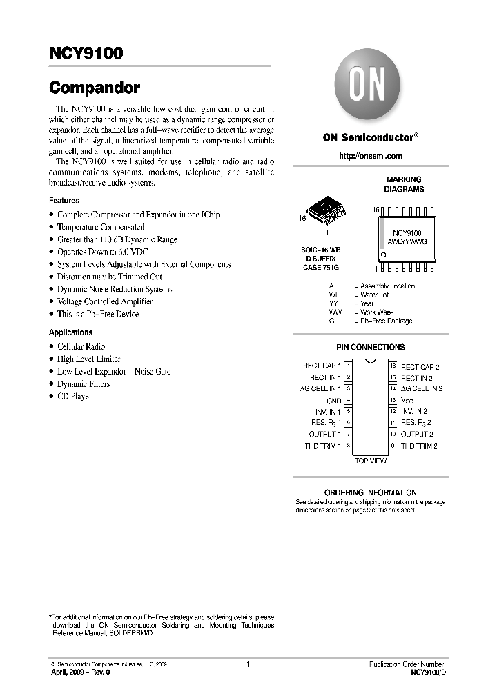 NCY9100DWR2G_8495227.PDF Datasheet