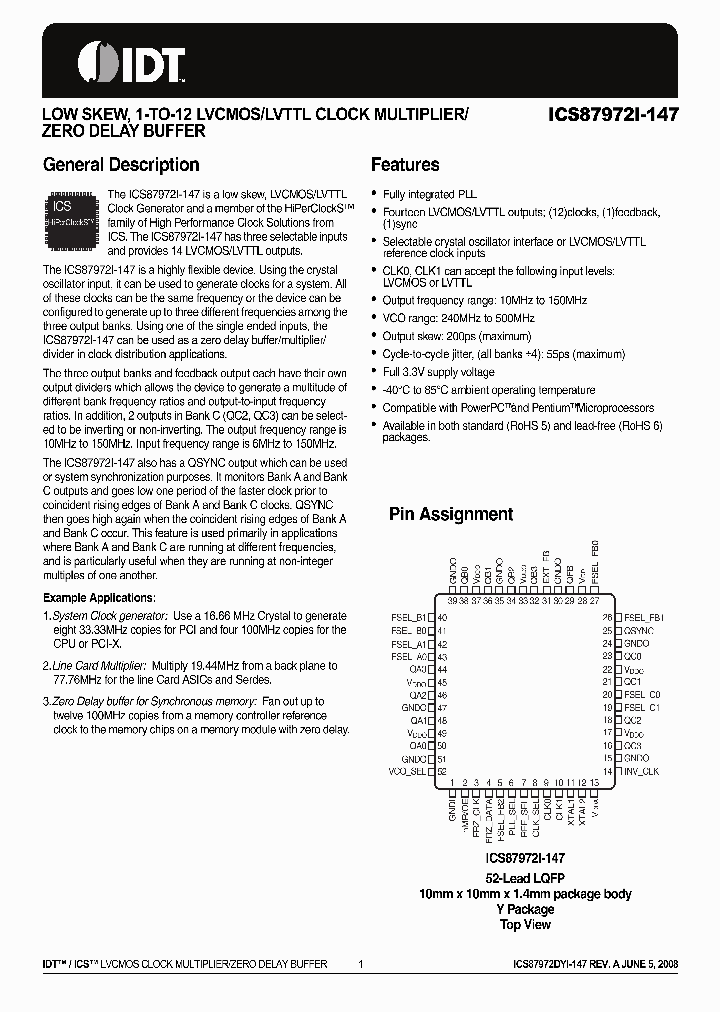 ICS87972I-147_8497172.PDF Datasheet