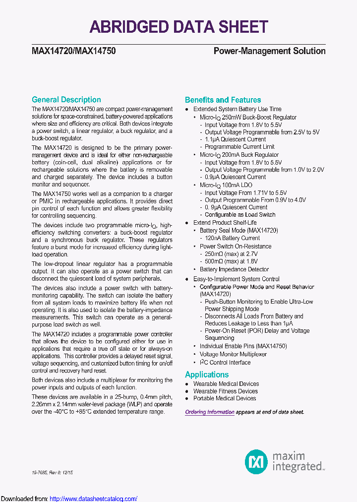 MAX14720EWA_8500138.PDF Datasheet