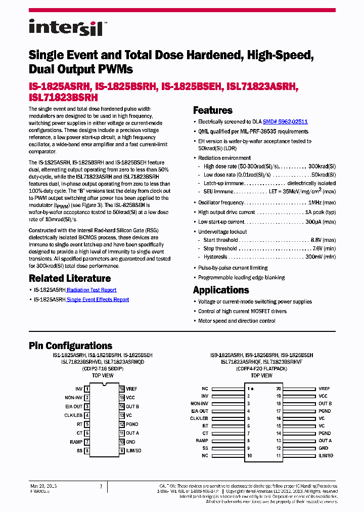 ISL71823ASRH_8512446.PDF Datasheet