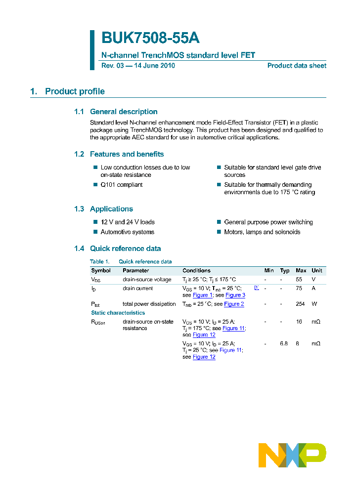 BUK7508-55A-15_8514083.PDF Datasheet