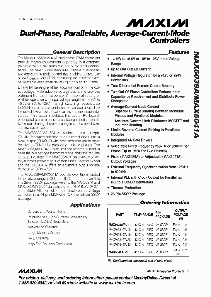 MAX5038AEAI18_8515426.PDF Datasheet