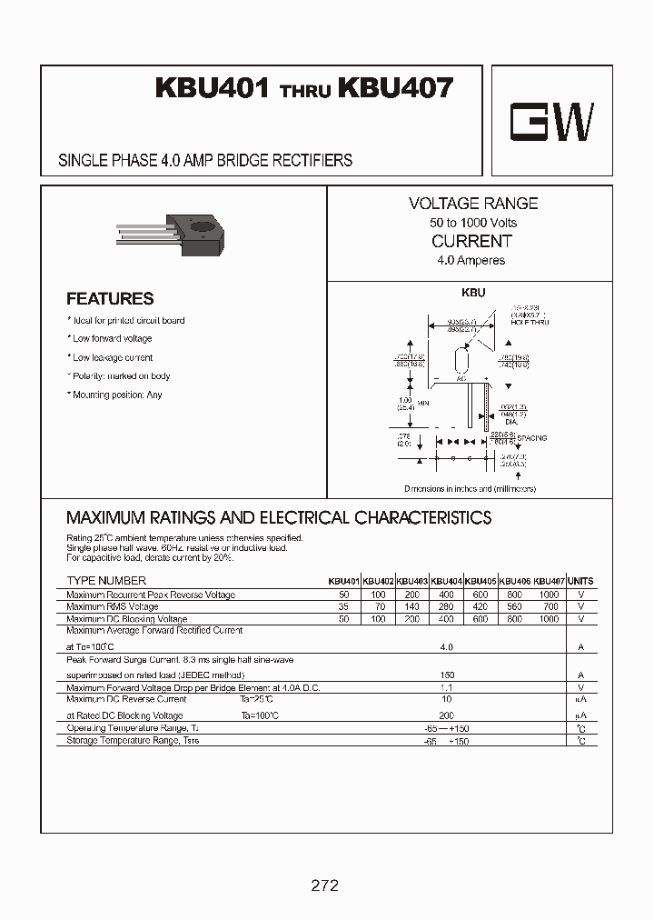 KBU403_8516860.PDF Datasheet