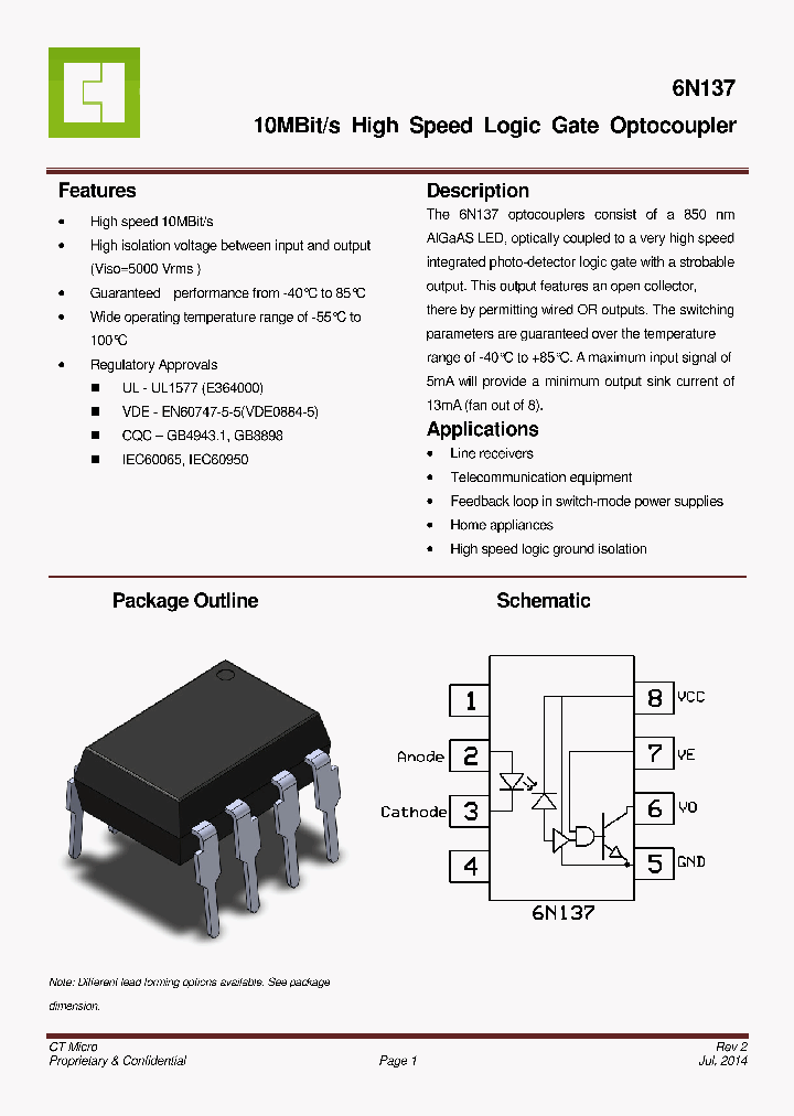 6N137VMT2_8517783.PDF Datasheet