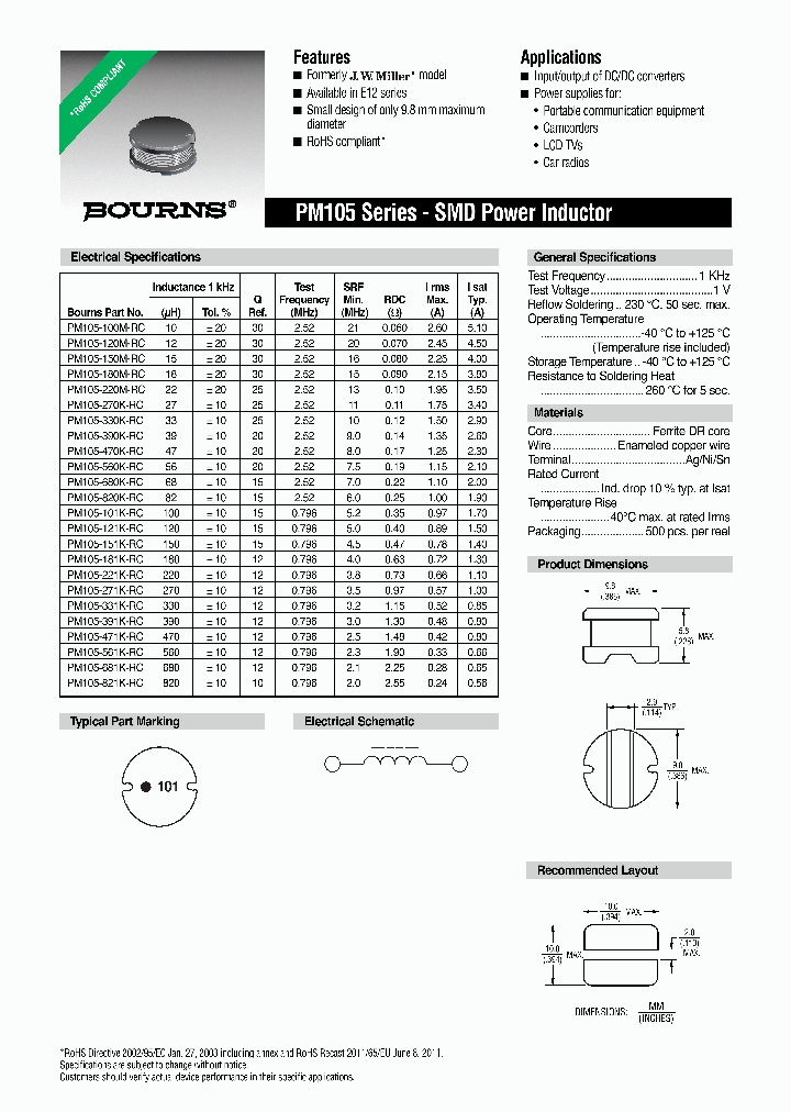 PM105-221K-RC_8524120.PDF Datasheet