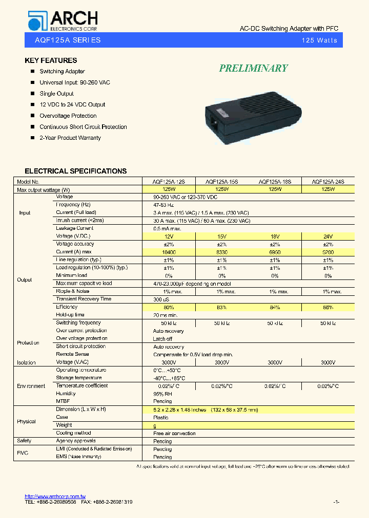 AQF125A-15S_8525585.PDF Datasheet